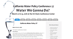 Desktop Screenshot of cawaterpolicy.org