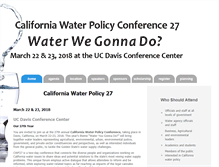 Tablet Screenshot of cawaterpolicy.org